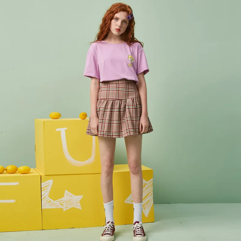 UNIFREE2019 летнее Новое поступление Европейская и американская мода колледж Стиль