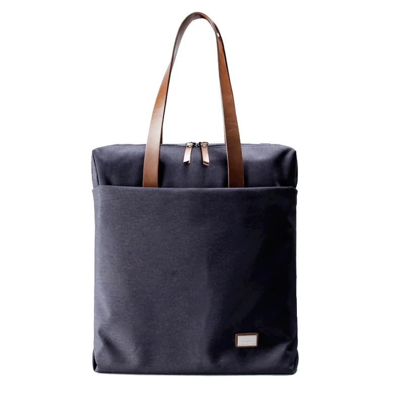 Blue Long Handle Dpark новая группа серии 13/14/15 дюймов Портативный Сумки из натуральной кожи Тетрадь рукав сумка через плечо для ноутбука чехол Сумки Повседневное Сумка-тоут - Цвет: Blue Long Handle