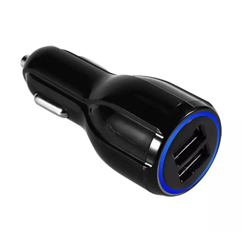 Автомобильное зарядное устройство с двумя usb портами 12В 1.6A Max Quick Charge QC 3 0
