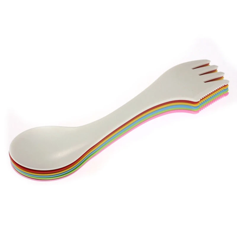 Ложка вилка нож походная утварь для кемпинга комбинированный дорожный гаджет