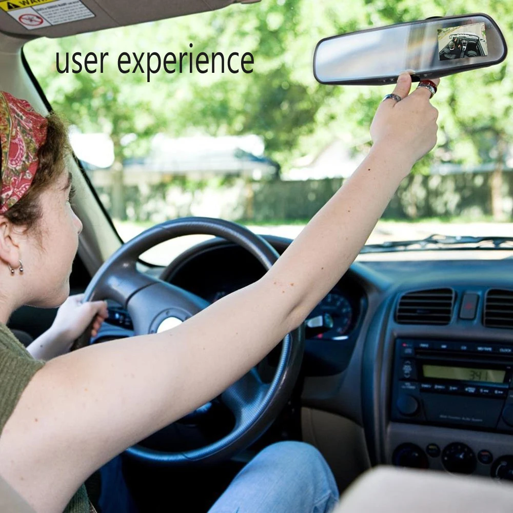Bosion Автомобильный видеорегистратор Камера AutoFull HD 1080 P Авто Зеркало заднего вида