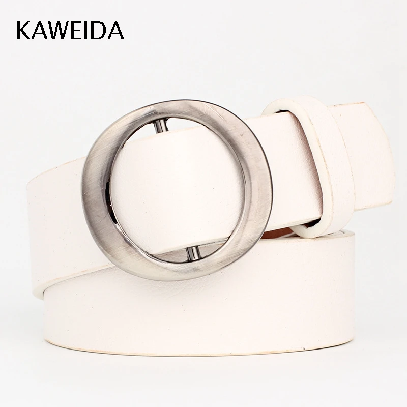 Дизайнерские ремни KAWEIDA высокое качество женская мода новинка 2018 серебристые