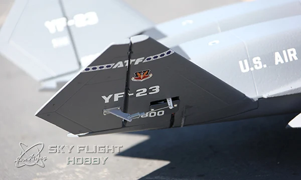 Модель Lx Skyflight хобби, Радиоуправляемый EDF Jet YF-23 YF23 Твин 70 мм PNP обновление