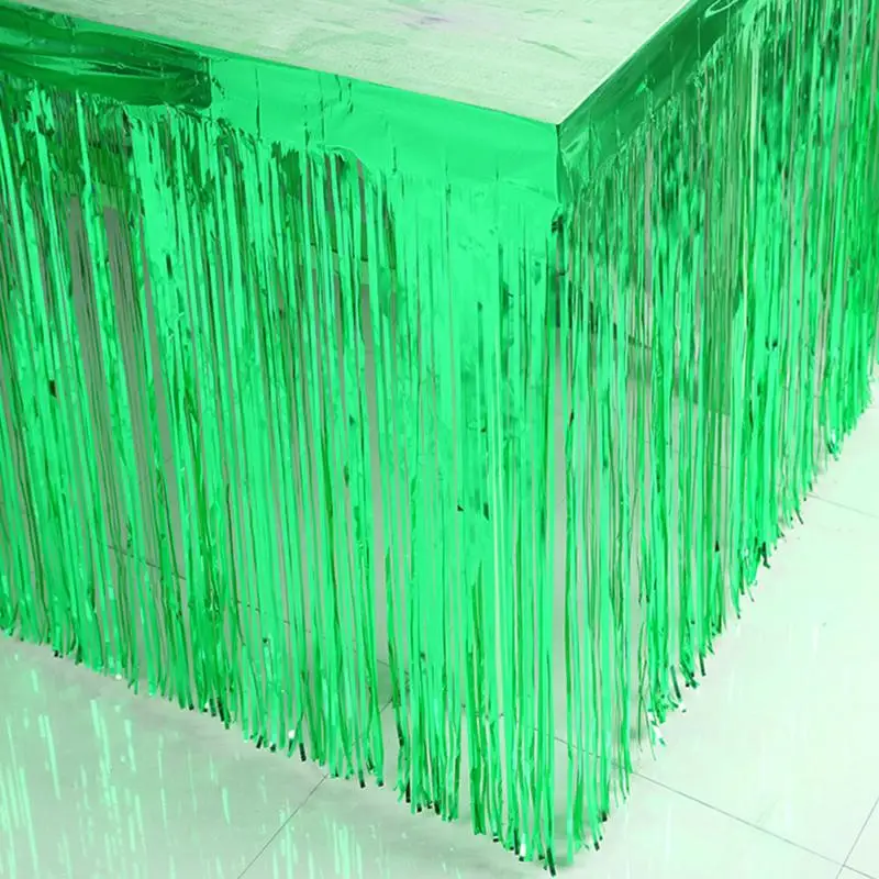 green 74 см* 274 см жаккард скатерть Свадебная скатерть день рождения фестивальные декорации расходные материалы - Цвет: green