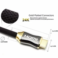 hdmi compatible cable 2 0 4k 3d 60fps cable for hd tv lcd laptop ps3 projector computer cable 1m 2m 3m 5m 10m 15m 20m