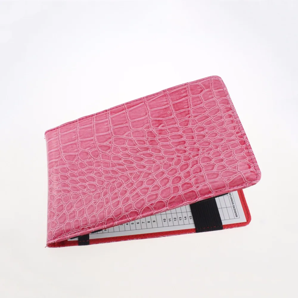 CRESTGOLF счет для игры в гольф держатель карты из искусственной кожи Yardage книга счет для игры в гольф кошелек счет для игры в гольф карта Pocketbook подарок для гольфа аксессуары