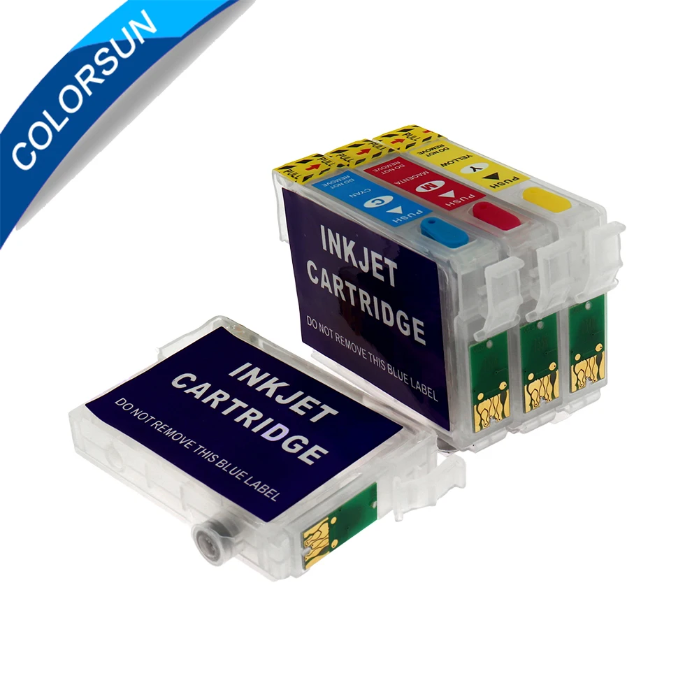 Картридж Colorsun T0921 для принтеров Epson T0921n 92n картриджи CX4300 C91 T26 T27 TX106 TX109 TX117 TX119 с
