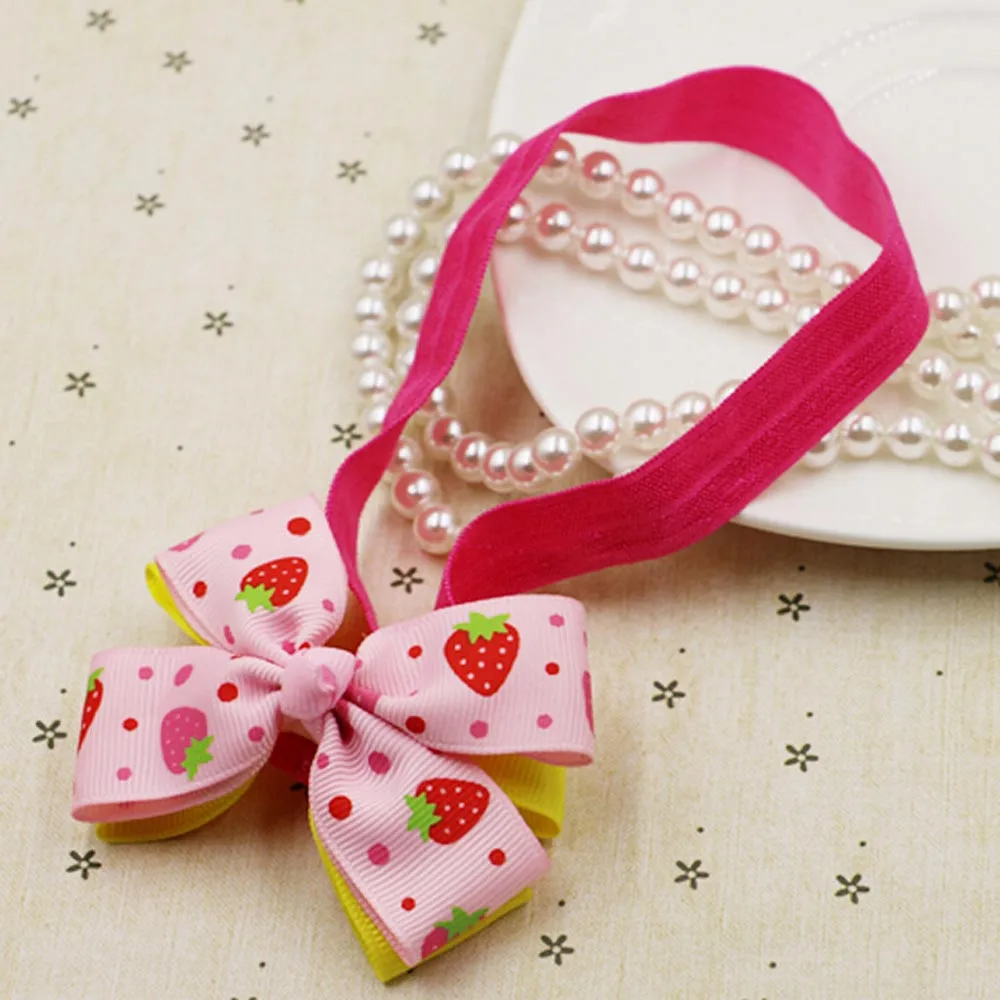 Kids Baby Girl Head Accessories Hair band Elastic Bowknot Headwear baby hair turban bandages for girls turbantes | Детская одежда и