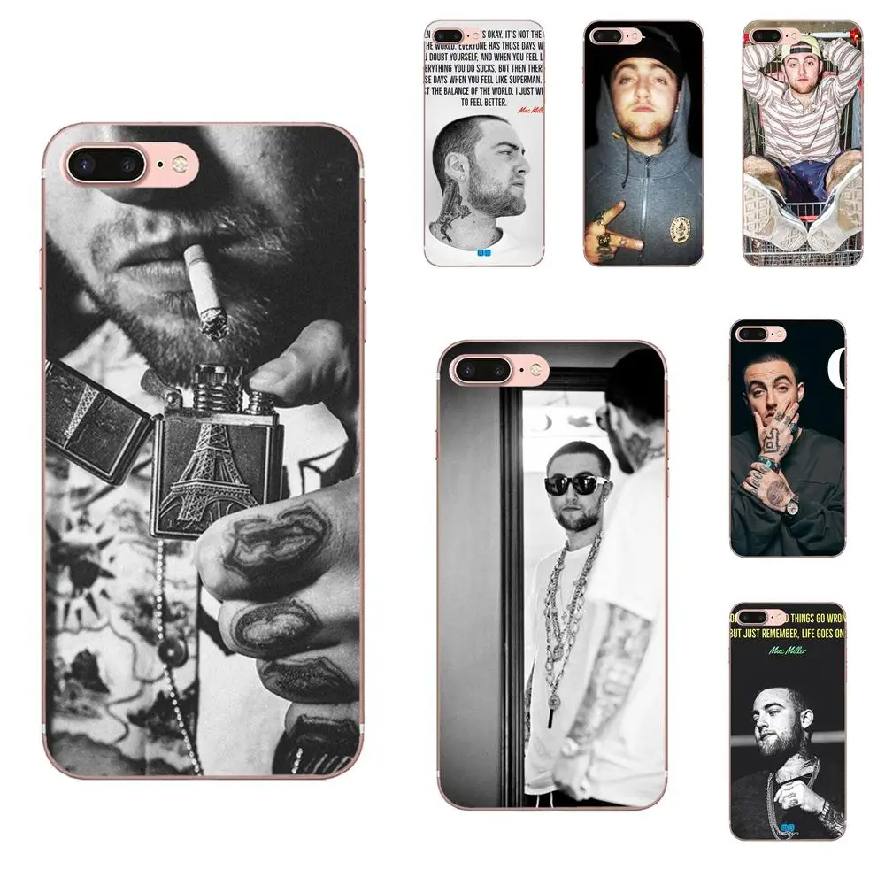 Art Diy Luxury Phone Case For Apple iPhone 4 4S 5 5C 5S SE 6 6S 7 8 Plus X XS Max XR Rapper Mac Miller | Мобильные телефоны и