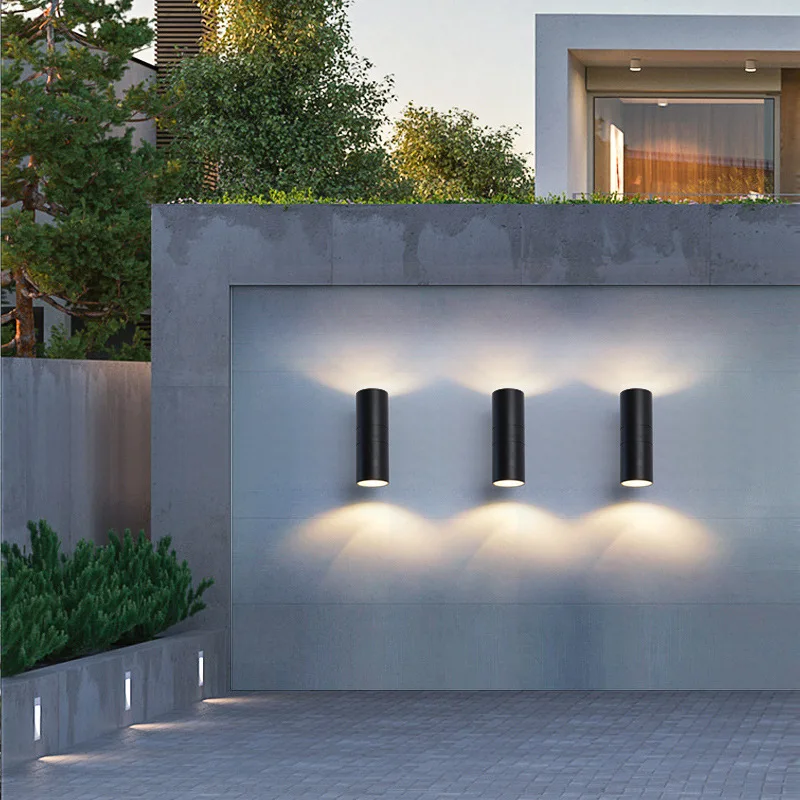 LukLoy LED Outdoor Wall Light Nordic Modern Minimalist Waterproof Lamp Courtyard Garden Portico Hotel Creative Corridor | Лампы и
