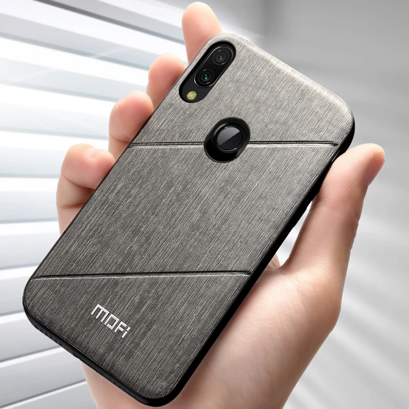 Для xiaomi redmi 7 чехол Защитный чехол для задней крышки Силиконовый противоударный черный чехол MOFi redmi 7 pro чехол s