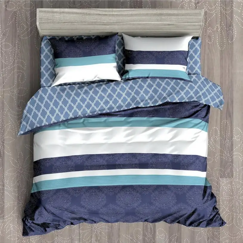 Фолк Стиль с геометрическим принтом Набор пододеяльников для пуховых одеял