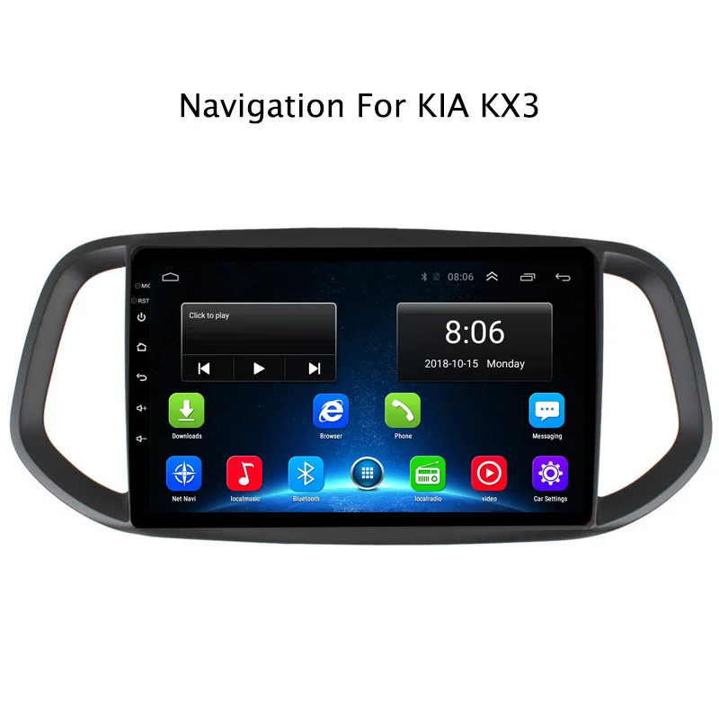 Автомагнитола NAVITOPIA 10 1 дюйма 4G LTE Wi Fi для Kia KX3 2014 2015 2016 Android 6 0 2 ГБ + 32 автомобильный