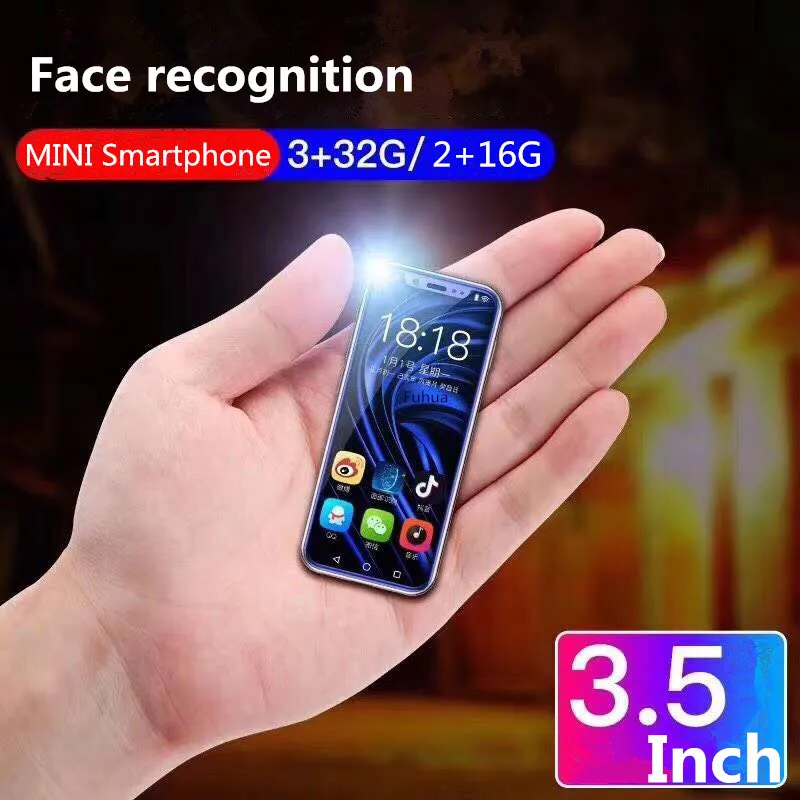 Поддержка Google Play Android 6 0 Mini 4G смартфон I9 Face ID металлическая рамка полный экран