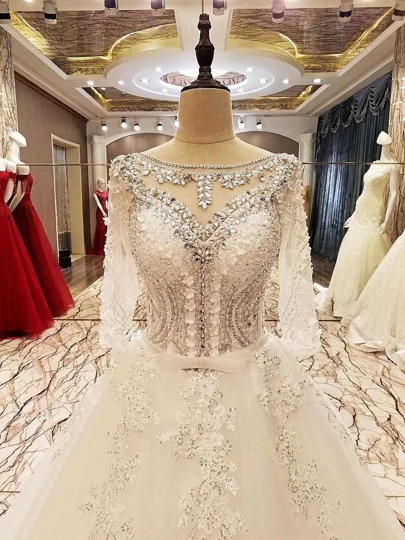 Сексуальное прозрачное бальное платье с длинным рукавом и открытой спинкой