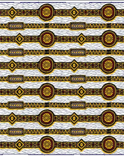 21 ESEWING Высококачественная африканская восковая ткань с принтом хлопок Анкара швейный материал для платья Анкара восковая ткань с принтом 6 ярдов - Цвет: 21