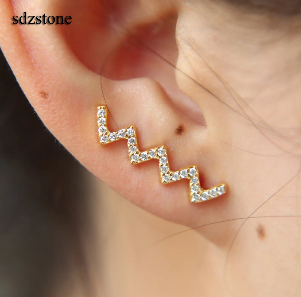 Женские длинные серьги из серебра 925 пробы с фианитами|fashion jewelry earrings|jewelry earringsearrings
