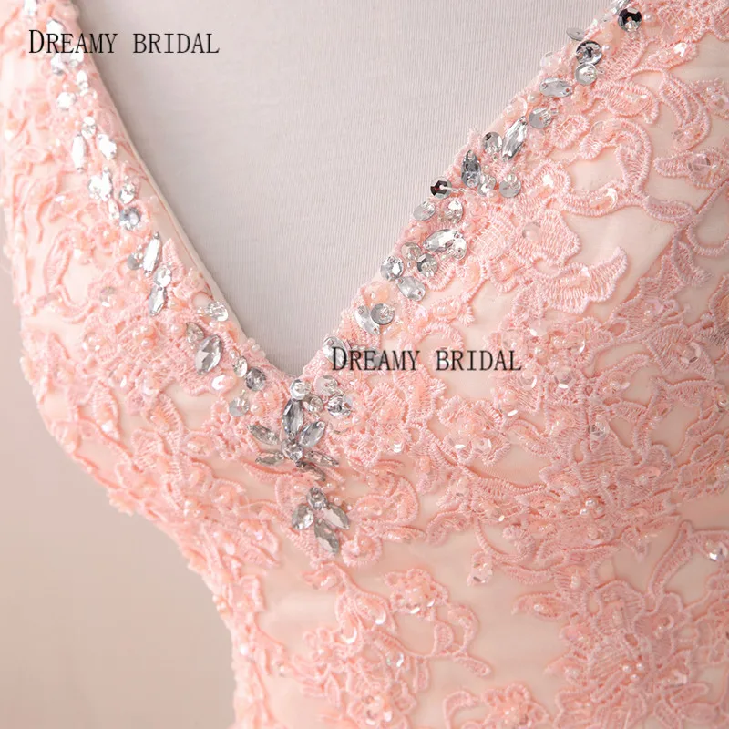2017 Пышное розовое платье для невесты бальное Vestidos de 15 Anos с v образным вырезом на
