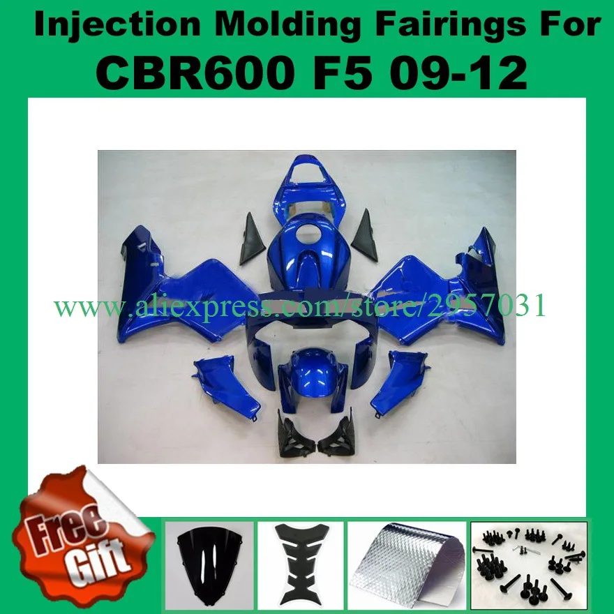 

Free screws+gifts Injection ABS Motorcycle Fairing Kit For Honda CBR600RR F5 2009 2010 2011 2012 12 Blue L326