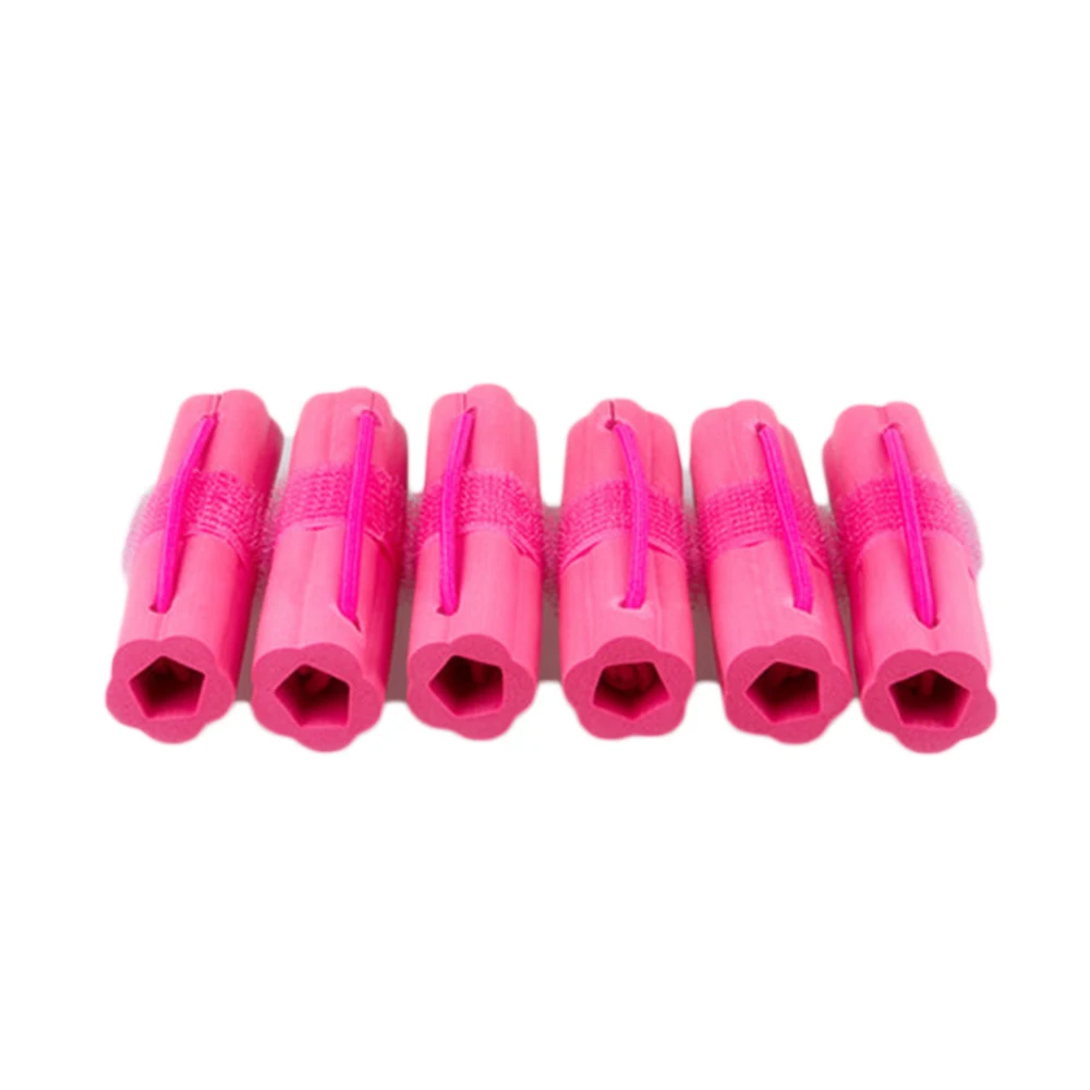 Лидер продаж! Мягкие бигуди для волос 6 шт. Спящая волшебная губка цветочного типа