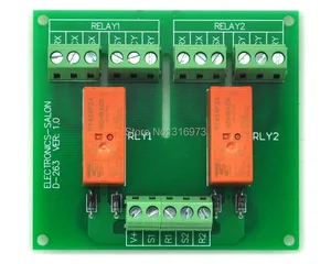 Passive Bistable/Latching 2 DPDT 8 Amp Power Relay Module, 24V Version, RT424F24