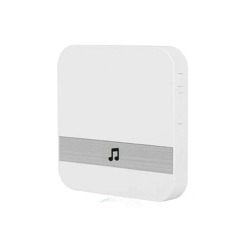 AC 110-220V 20-80 дБ Смарт 433MHz Chime Внутренний дверной звонок беспроводной WiFi дверной звонок EU US UK AU вилка для видео дверной звонок Водонепроницаемый - Цвет: Normal sales White