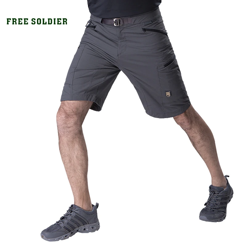 FREE SOLDIER outdoor tactical military men's short pant for camping climbing thin and quick drying summer|Шорты для похода| |