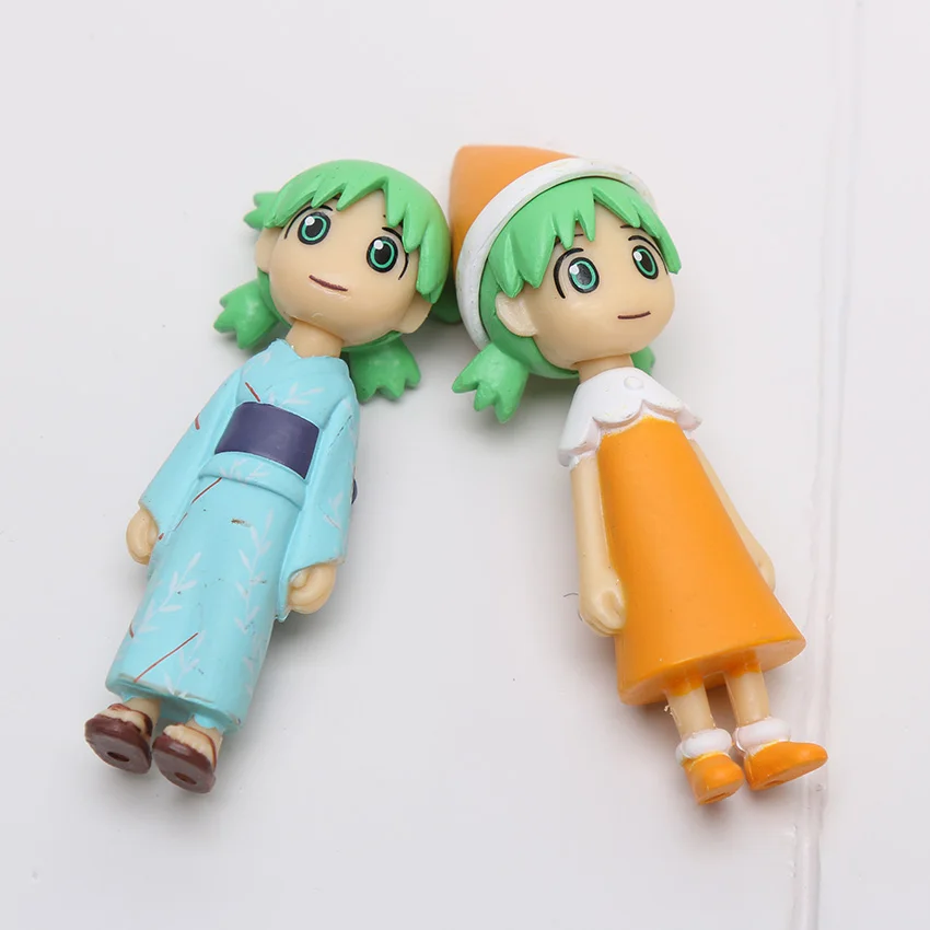 6 шт./компл. 5,5 см Yotsuba& ремешковые торговой фигурку 1/16 Масштаб Окрашенные Yotsuba&! Фигура куклы из ПВХ фигура игрушки