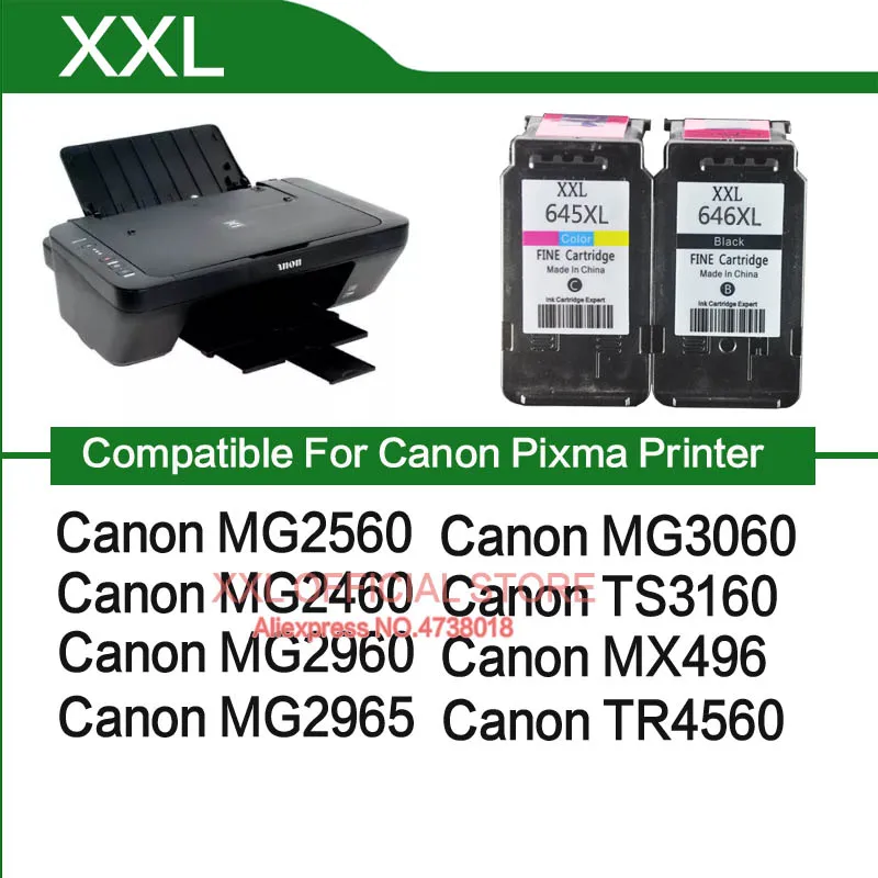 Для Canon MX496 MG3060 чернильный картридж для принтера принтерам Pixma MX 496 мг 3060 чернила