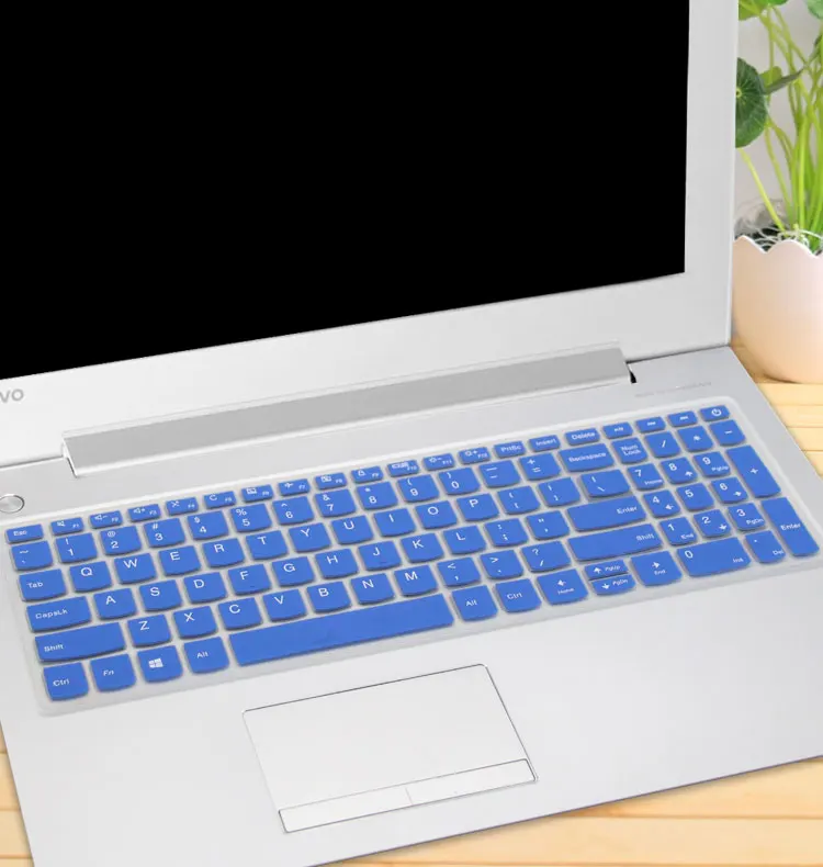 Blue 15 15.6" Laptop Notebook Keyboard Cover Skin For Lenovo IdeaPad L340-15 S340 330s-15ikb 340C 340C-15ikb 330C 330S 330s-15ikb - Цвет: Blue