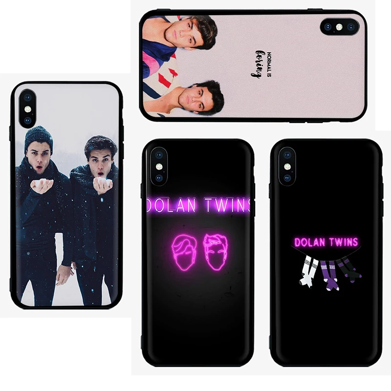 Мягкий чехол для телефона Dolan Twins iphone 12 Mini SE 2020 5 5S 6 6S Plus 7 8 X XR XS 11 Pro Max | Мобильные