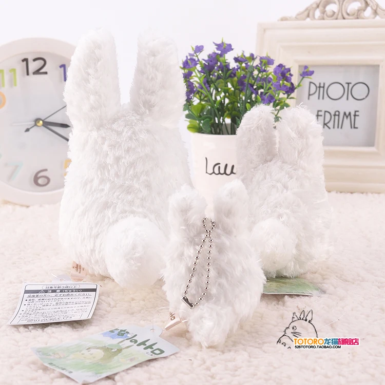 Orignal белый Тоторо плюшевый кулон мини брелок игрушка totoro куклы для подарка на