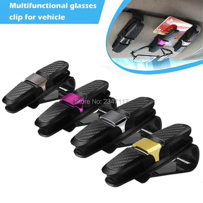 Поликарбонатный автомобильный Стайлинг зажим для очков многофункциональный