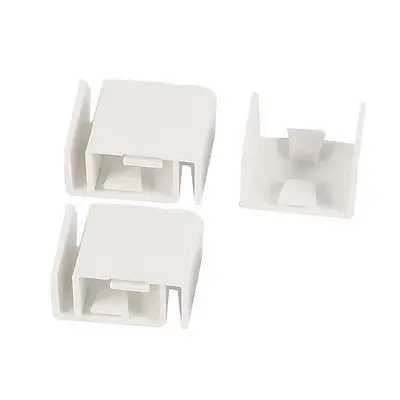 5 шт. белый пвх 2 разъемы мини кабеля транкинговой прямой разъем 24 мм x 14 мм|connector for