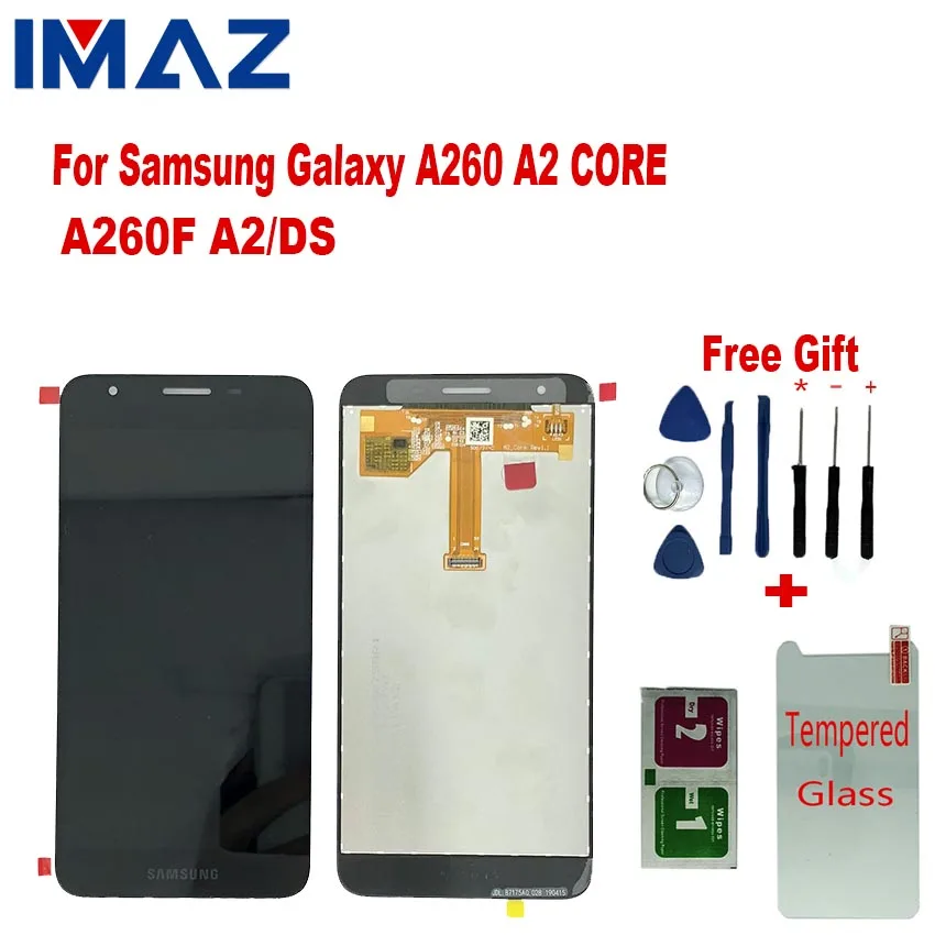 

Оригинальный ЖК-дисплей IMAZ для Samsung Galaxy A2 Core A260F A260/DS, сенсорный экран, дигитайзер в сборе, замена для A260 LCD