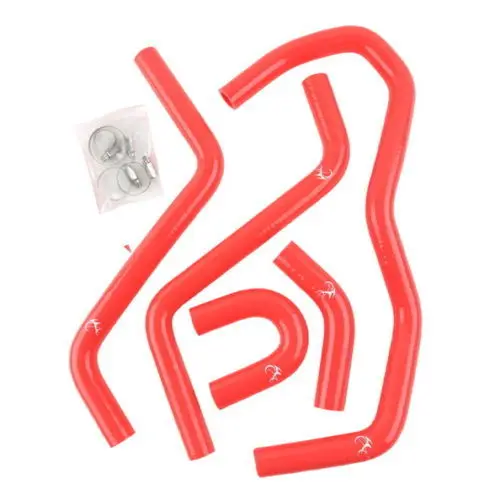 Красный силиконовый шланг радиатора для YAMAHA RHINO 660 YXR660 2004 2007 2005 2006|kit yamaha|radiator