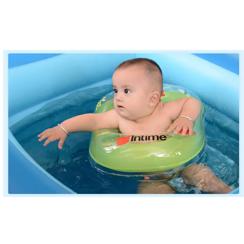 Baby Underarm Swimming Rings Swim Float Trainer Inflatable PVC Ring Pink Blue Green Yellow Pool Life Vest | Спорт и развлечения