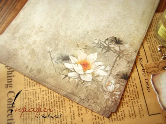 8 шт./партия крафт бумага для письма в китайском стиле|letter paper|writing paperkraft letter paper |