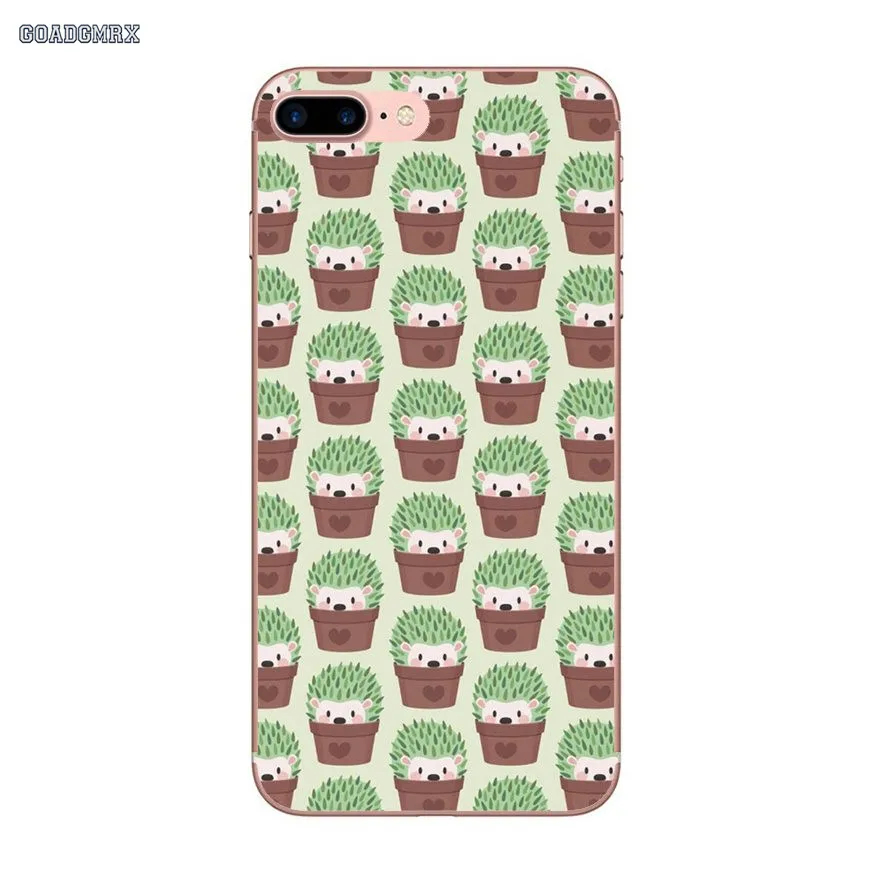 Силиконовый чехол для Samsung Galaxy S2 S3 S4 S5 Mini Alpha S6 S7 edge S8 S9 Plus J1 Grand Prime egehog Cute In Teacup