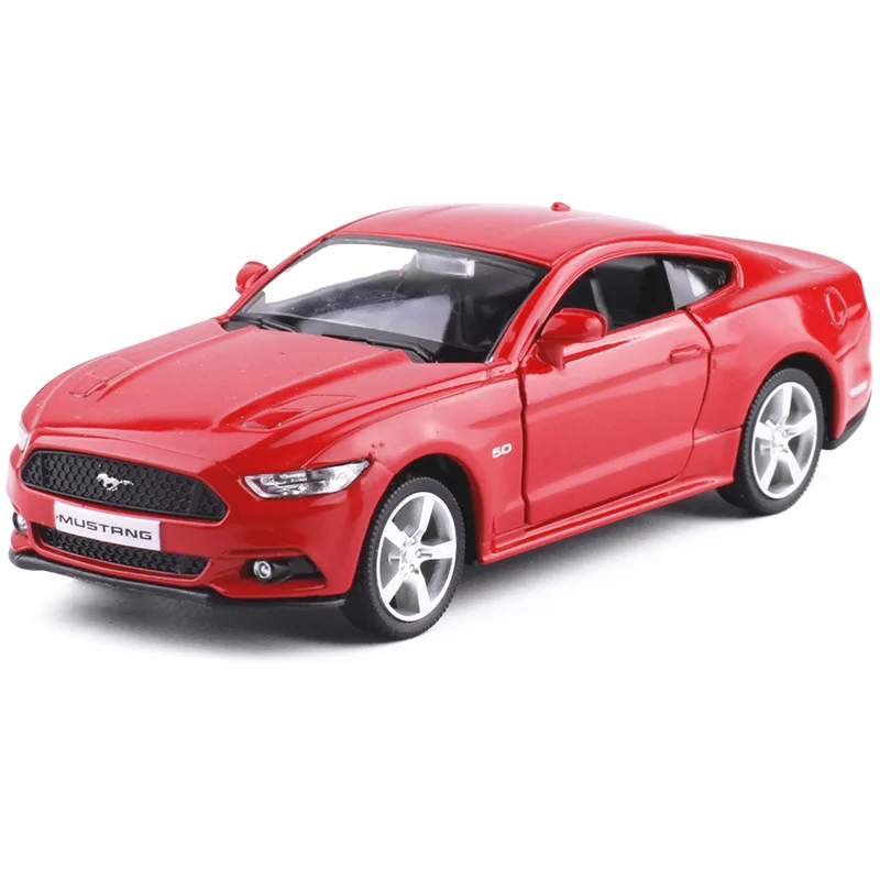Красный Высокая имитация суперкар, 1:36 Масштаб сплава оттягивать назад Ford Mustang GT автомобили, коллекция металлические модельные игрушки - Цвет: Красный