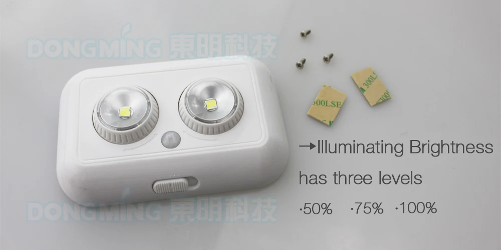 Battery PIR Human Body Motion&ampLight Sensor LED Light Wireless Infrared Induction Lamp for Cabinet Bedside Hallway | Освещение