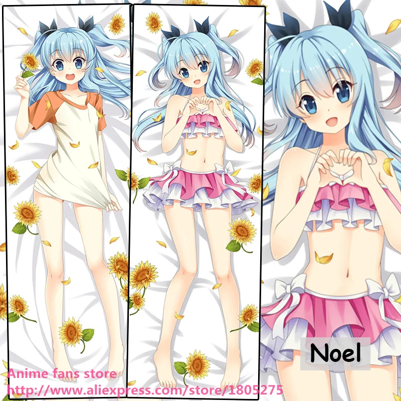 

Lovely Japanese Anime Pillowcase Sora no Method Noel Cute Dakimakura pillow case Cover decorative Hugging Body Bedding