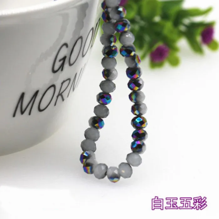 Free shipping multi color 1mm 1980PCS Bicone crystal beads Cut Faceted Round Glass Beads bracelet necklace Jewelry Making DIY | Украшения и