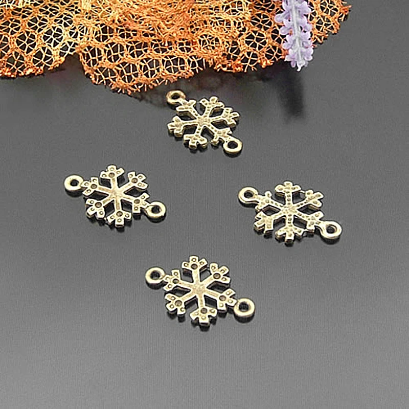 Античный бронзового цвета из цинкового сплава 50 шт. 19 5x12 мм 2 отверстия подвески в