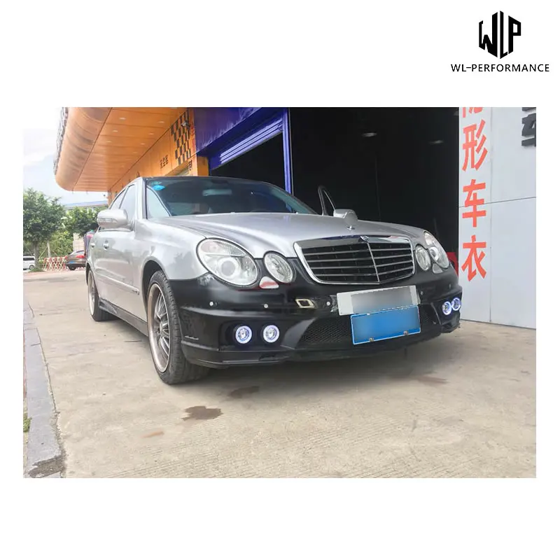 Высококачественный Комплект кузова автомобиля из ФАП W211 боковые юбки переднего