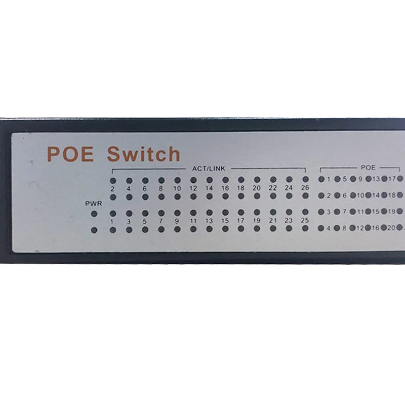 PO6 штекер питания IEEE802.3af/на активный участник коммутатор 24 порта 1U 1" держателя шкафа сети питания poe 400 w с 2 гигабитный SFP/rj45
