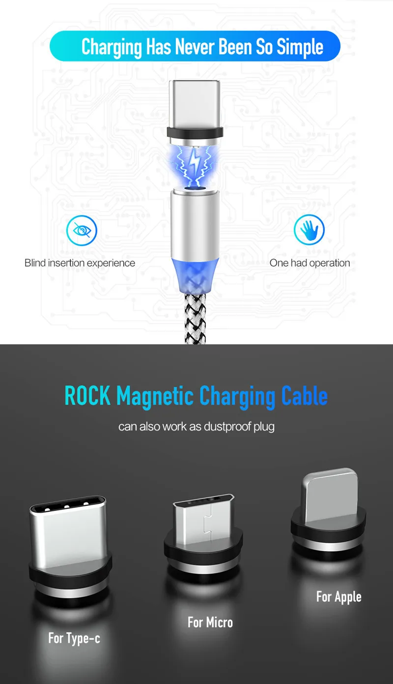 Микро-usb-штекер Магнитный кабель для samsung Galaxy huawei Xiaomi Redmi LG Asus ZS630KL ZB634KL ZB633KL для iPhone IOS type C Plug