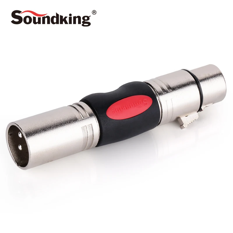 Soundking XLR Female To Male коннектор никелевый позолоченный костюм для аудио подключения