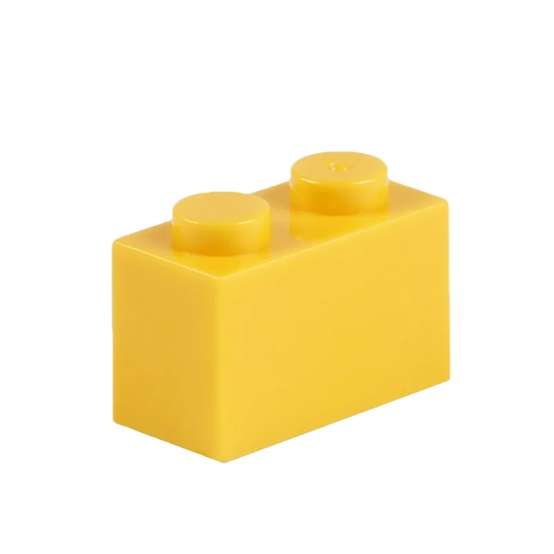 orange 200pcs Мпц Творческий кирпича 1x2 300" сделай сам" Азов просветить строительные блоки классические наборы Совместимость Собирает Частицы Игрушки для детей - Цвет: orange 200pcs
