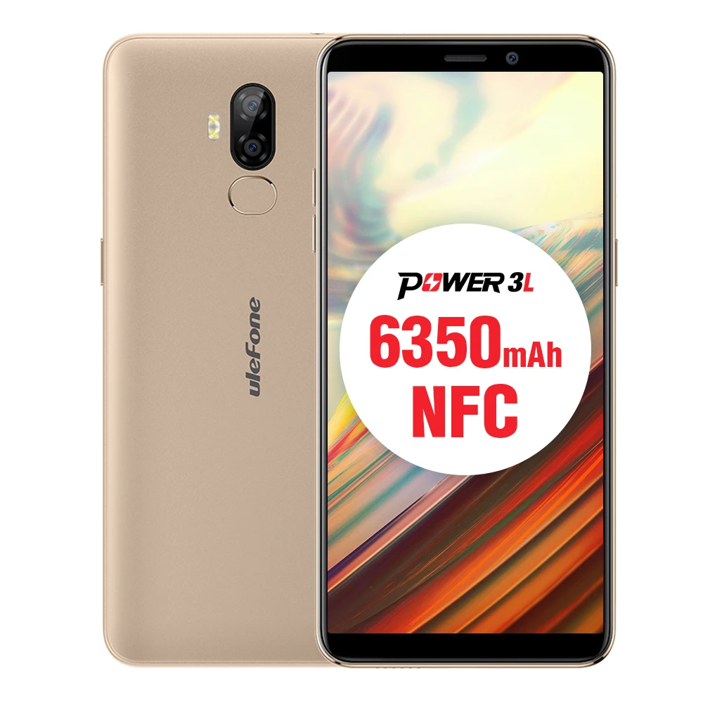 Ulefone Power 3L телефон смартфон телефоны смартфоны 6.0 &quotHD + Android 8.1 мобильный MTK6739